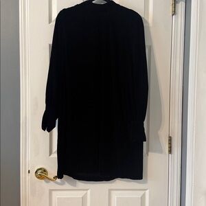 Banana Republic Petite Black velvet dress